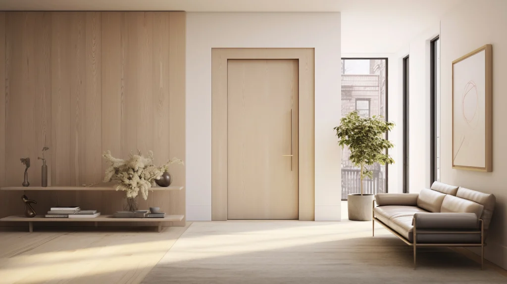 modern style steel doors